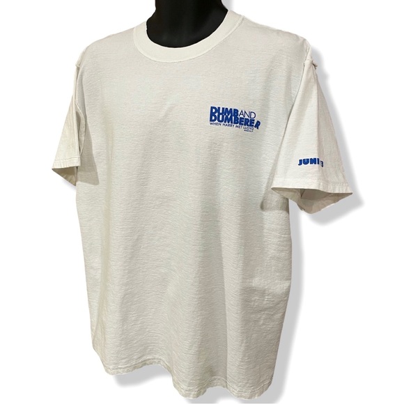 Vintage 2003 Dumb And Dumberer Movie Promo T-Shirt - Picture 1 of 4